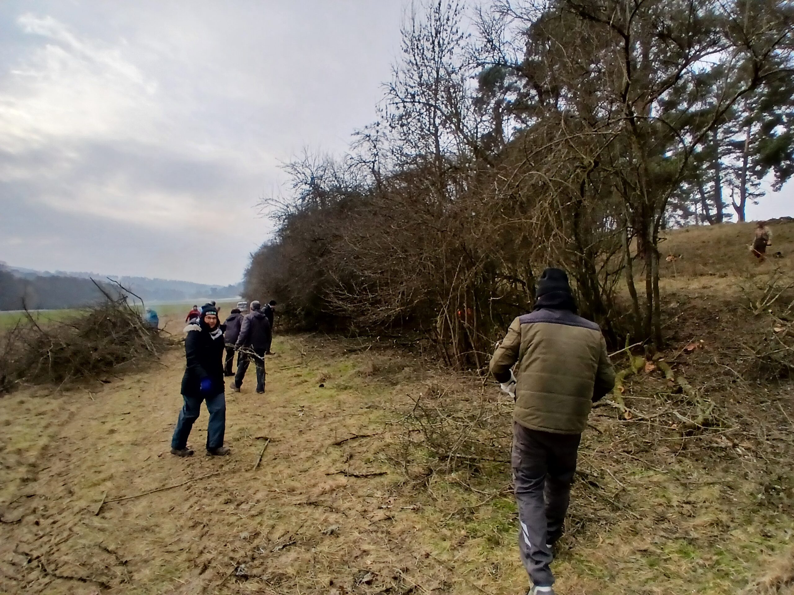 Mehr über den Artikel erfahren NABU-Kreisverband schließt Pflegemaßnahmen am Allendorfer Ziegenberg ab